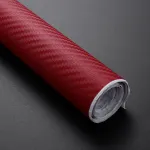 Folie colantare auto Carbon 3D - Rosu (3m x 1,27m) FAVLine Selection