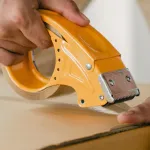 Dispenser, aplicator de banda adeziva cu latimea de 5cm FAVLine Selection