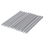 Set 12 ornamente din material reflectorizant pentru spite bicicleta, culoare gri - argintiu FAVLine Selection