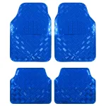 Covorase Auto Universale, model Diamond, culoare Crom Albastru FAVLine Selection