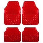 Covorase Auto Universale, model Diamond, culoare Crom Rosu FAVLine Selection