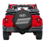 Husa roata de rezerva din "imitatie piele" neagra, pentru autovehicule de teren, marime 15" FAVLine Selection