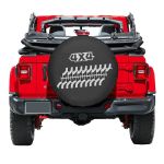 Husa roata de rezerva din "imitatie piele" neagra, pentru autovehicule de teren, marime 17" FAVLine Selection