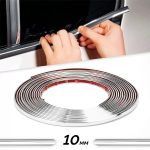 Rola Ornament autoadeziv, 10mm x 15m, culoare Crom SILVER FAVLine Selection