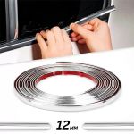 Rola Ornament autoadeziv, 12mm x 15m, culoare Crom SILVER FAVLine Selection