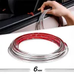 Rola Ornament autoadeziv, 6mm x 15m, culoare Crom SILVER FAVLine Selection