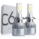 Set 2 becuri LED Auto, model C6, soclu H11, 6000K, 36W, 3500Lm​, plug & play FAVLine Selection