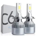 Set 2 becuri LED Auto, model C6, soclu H11, 6000K, 36W, 3500Lm​, plug & play FAVLine Selection