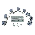 Set 24 piese reconditionare cabina de dus, culoare Gri FAVLine Selection