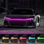 Banda LED iluminare capota, tensiune 12V, lungime 180cm, lumina Multicolora, RGB FAVLine Selection