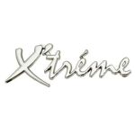 Emblema auto metalica, autoadeziva, model "X’TREME", finisaj Crom, dimensiune, 15 x 3 cm FAVLine Selection