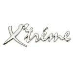 Emblema auto metalica, autoadeziva, model "X’TREME", finisaj Crom, dimensiune, 15 x 3 cm FAVLine Selection