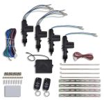 Kit închidere centralizată auto, 2 chei VW/Audi/Skoda, 4 motorașe, 12V GartenMobel Dekor