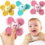 Set 3 jucarii interactive, model "FIDGET SPINNER J001" pentru copii sau bebelusi FAVLine Selection