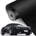 Folie auto pentru colantare integrala, Termoplastica, cu tehnologie "BUBBLE FREE", culoare Negru, finisaj Mat, dimensiune 3,0m x 1,52m FAVLine Selection