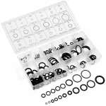 Set 225 de garnituri din cauciuc "O-Ring" rezistente la ulei, 18 tipuri/dimensiuni FAVLine Selection