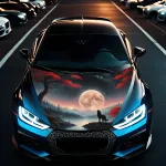 Folie Capota Auto "Hood Art" rezistenta la exterior, marime M (165 x 120cm) - Cod: AVX-CAPOTA-021M FAVLine Selection