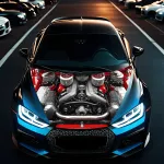 Folie Capota Auto "Hood Art" rezistenta la exterior, marime S (150 x 110cm) - Cod: AVX-CAPOTA-020S FAVLine Selection