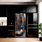 Folie imprimata color pentru decor Frigider, dimensiune 200 x 90cm, model: AVX-FR01 FAVLine Selection