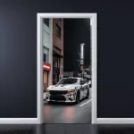 Folie imprimata color pentru decor Usa, dimensiune 200 x 90cm, model: AVX-DR04 FAVLine Selection