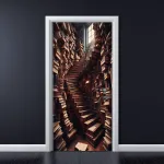 Folie imprimata color pentru decor Usa, dimensiune 200 x 90cm, model: AVX-DR10 FAVLine Selection