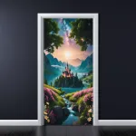 Folie imprimata color pentru decor Usa, dimensiune 200 x 90cm, model: AVX-DR15 FAVLine Selection