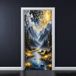 Folie imprimata color pentru decor Usa, dimensiune 200 x 90cm, model: AVX-DR18 FAVLine Selection