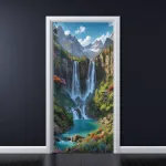 Folie imprimata color pentru decor Usa, dimensiune 200 x 90cm, model: AVX-DR27 FAVLine Selection