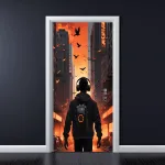 Folie imprimata color pentru decor Usa, dimensiune 200 x 90cm, model: AVX-DR29 FAVLine Selection