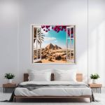 Folie imprimata color pentru decor perete locuinta, dimensiune 125 x 110cm, model: VIEW TO HAVEN 06 FAVLine Selection