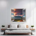 Folie imprimata color pentru decor perete locuinta, dimensiune 125 x 110cm, model: VIEW TO HAVEN 10 FAVLine Selection