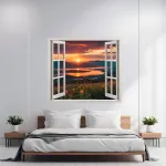 Folie imprimata color pentru decor perete locuinta, dimensiune 125 x 110cm, model: VIEW TO HAVEN 22 FAVLine Selection