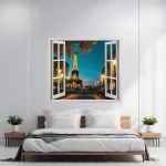 Folie imprimata color pentru decor perete locuinta, dimensiune 125 x 110cm, model: VIEW TO HAVEN 26 FAVLine Selection