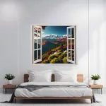 Folie imprimata color pentru decor perete locuinta, dimensiune 125 x 110cm, model: VIEW TO HAVEN 34 FAVLine Selection