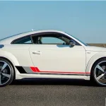 Set 2 stickere autoadezive Tuning, model "Racing Stripes V2", dimensiune 180 x 16,5 cm, culoare Negru + Gri + Rosu FAVLine Selection