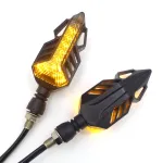 Set 2 lampi Semnalizare Moto, model T-SHAPE ARROW, tensiune 12V FAVLine Selection