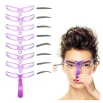 Set 8 sabloane profesionale pentru modelare sprancene FAVLine Selection