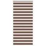 Jaluzea tip zebra maro lățime țesătură 100,9 cm poliester GartenMobel Dekor
