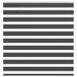 Jaluzea tip zebra neagră lățime țesătură 145,9 cm poliester GartenMobel Dekor