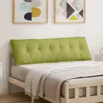 Perna pentru spate Verde deschis 160 x 19 x 50 cm țesătură GartenMobel Dekor