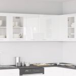 Dulap suspendat “Lyon” alb extralucios 60 x 31 x 60 cm GartenMobel Dekor