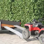 Rampă de Încărcare 2 pcs Argintiu 185 x 22,5 x 4,5 cm GartenMobel Dekor