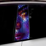 Set 2 stickere decorative pentru stalpii usilor, print autoadeziv de inalta rezolutie, dimensine 2 buc x 50 x 22 cm , cod: AVX-SSU-03 FAVLine Selection