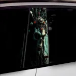 Set 2 stickere decorative pentru stalpii usilor, print autoadeziv de inalta rezolutie, dimensine 2 buc x 50 x 22 cm , cod: AVX-SSU-13 FAVLine Selection