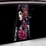 Set 2 stickere decorative pentru stalpii usilor, print autoadeziv de inalta rezolutie, dimensine 2 buc x 50 x 22 cm , cod: AVX-SSU-21 FAVLine Selection