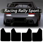 Set 4 Aparatori Noroi SPORT din cauciuc pentru autoturisme, universale,  model Blank, dimensiune 30 x 23cm FAVLine Selection