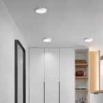 Aplica LED de Tavan Rotunda, 24W, 17cm, 6000K, Metal Alb – Lumina Rece ModernLight Concept