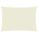 Panza Parasolar pentru Umbrire 2,5 x 3 m, Material HDPE 160 g/mp, Protectie UV 90%, Culoare Crem