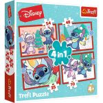 PUZZLE TREFL 4IN1 DISNEY LILO SI STITCH DE CRACIUN SuperHeroes ToysZone