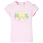 Tricou pentru copii, roz deschis, 128 GartenMobel Dekor
